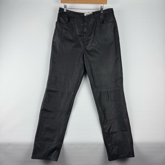 Bagatelle 100% Leather Pants – Women’s Size 16 – Straight Leg - Picture 1 of 6